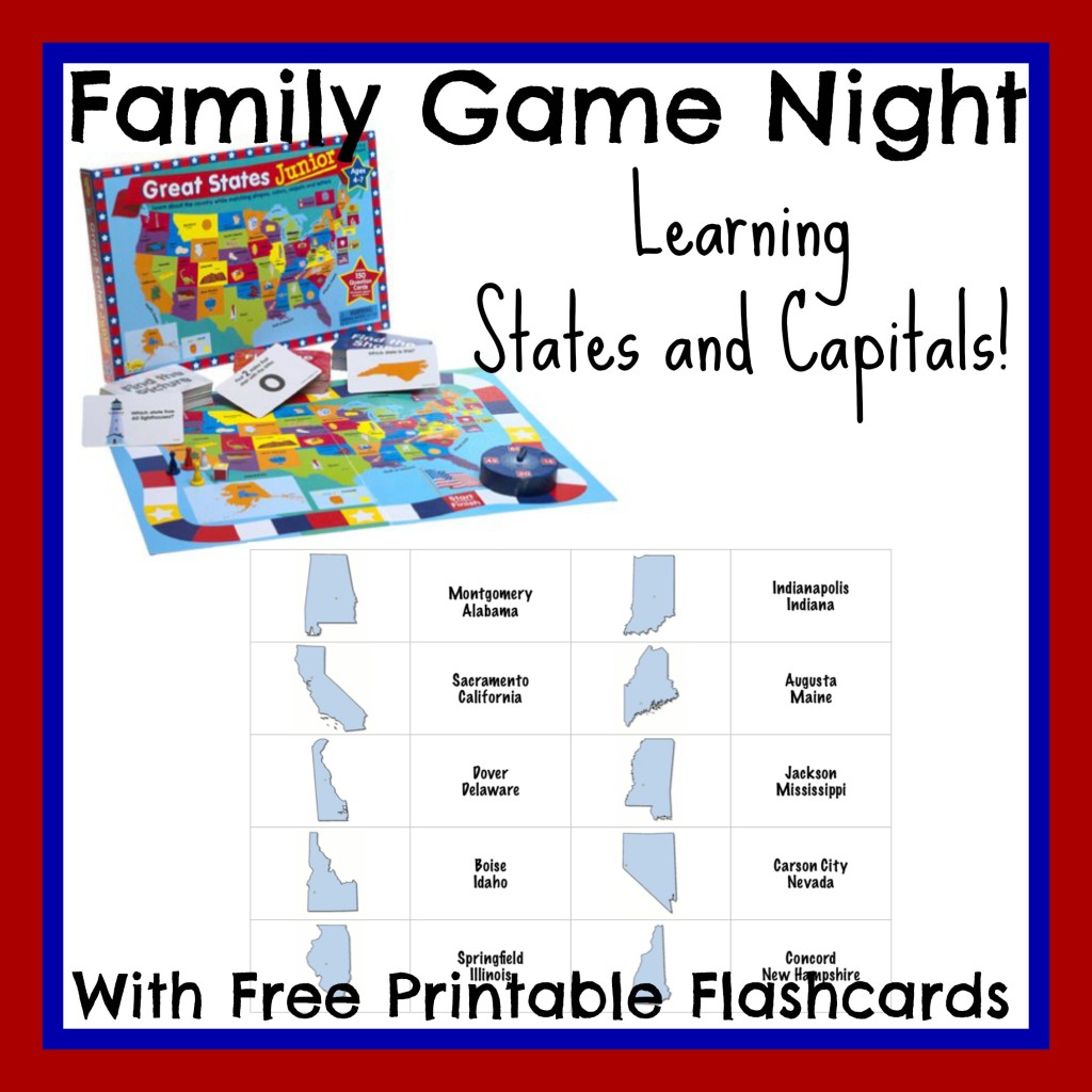 States and Capitals Flashcards