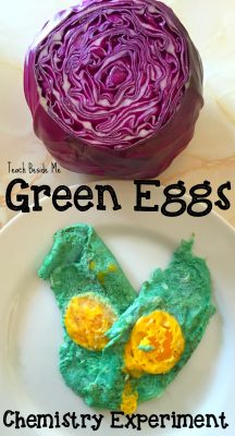 Green Eggs Chemistry Experiment