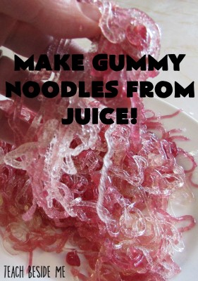 Make Gummy Noodles from Juice