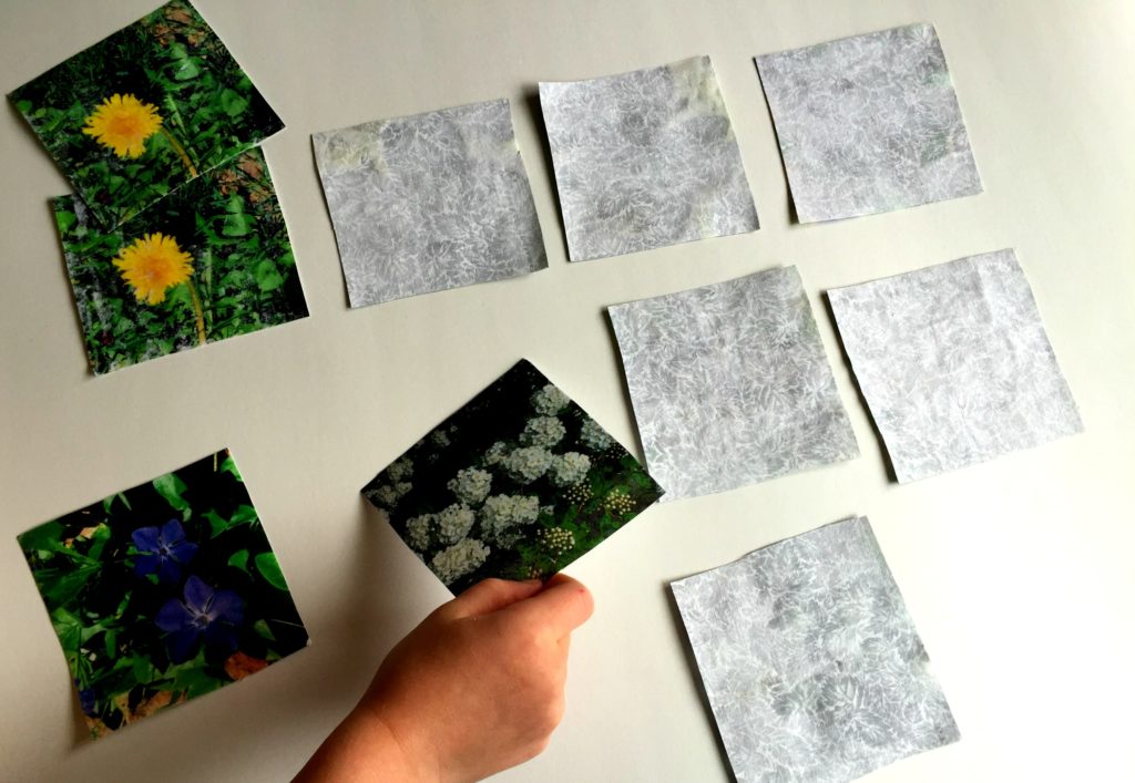 Nature Printed fabric matching Game