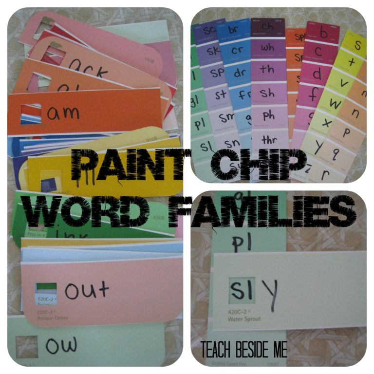 Paint Chip Word Families
