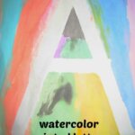 painted letters preschool alphabet craft
