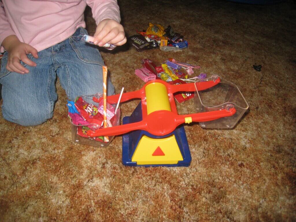 After Halloween candy learning
