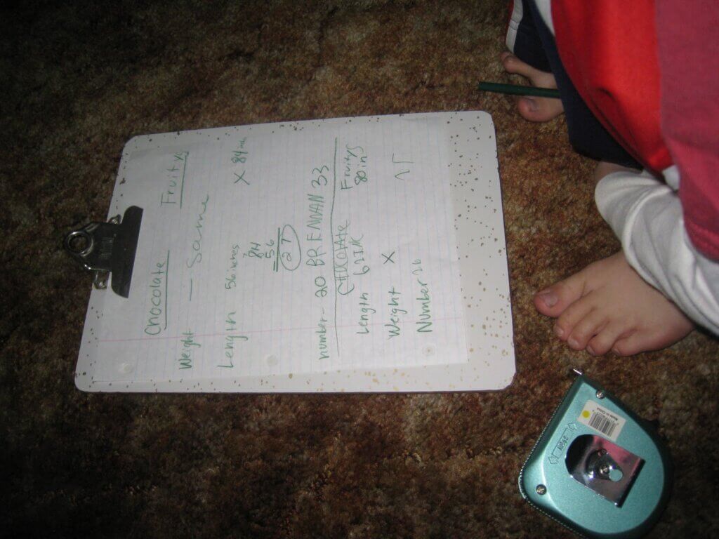 halloween candy counting and graphing