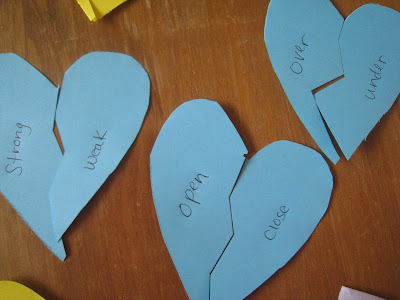 antonyms heart learning