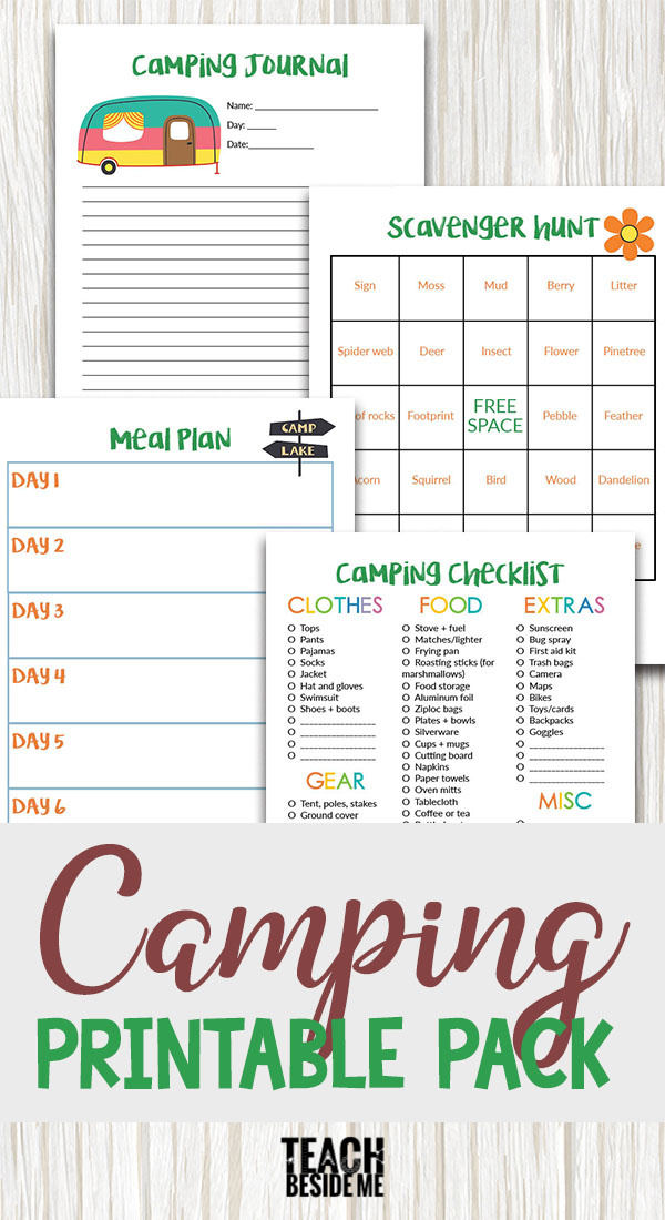 Camping with Kids Checklist - Teach Beside Me