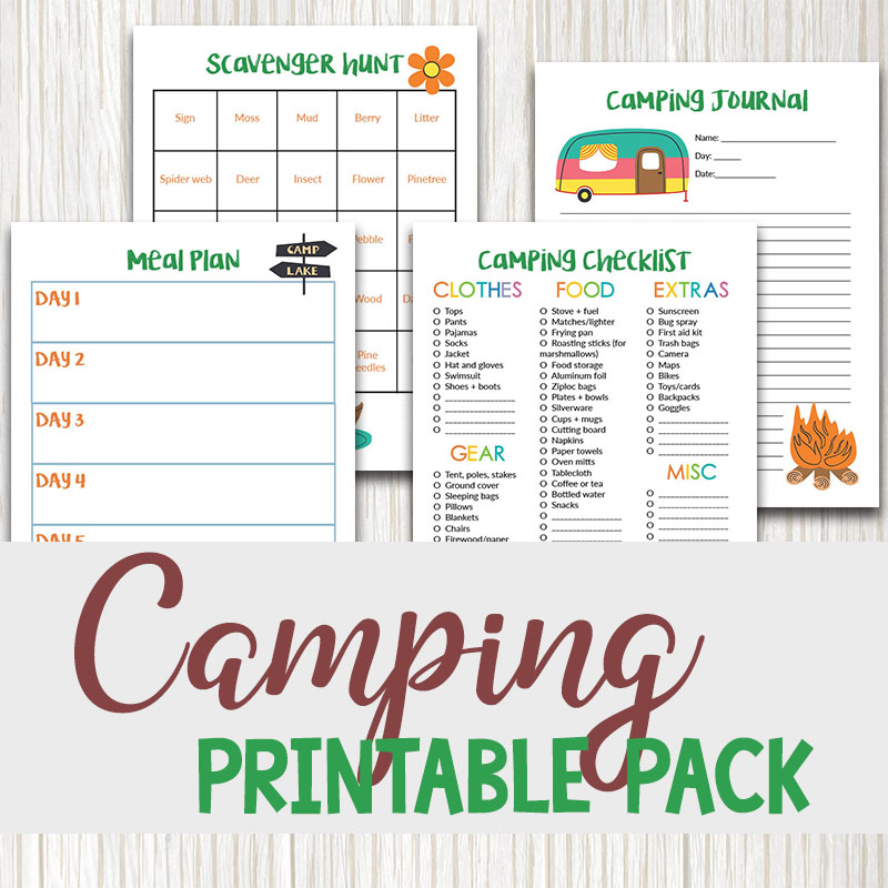 Camping with Kids Checklist - Teach Beside Me