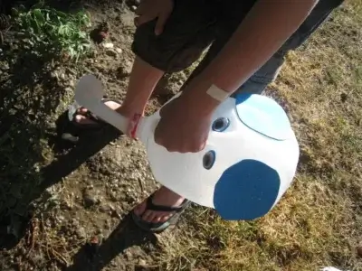 elephant watering can craft for kids