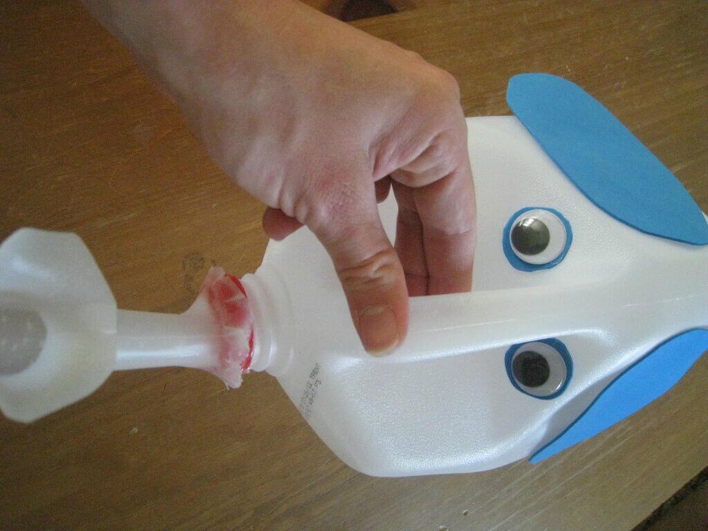 making the elephant watering can