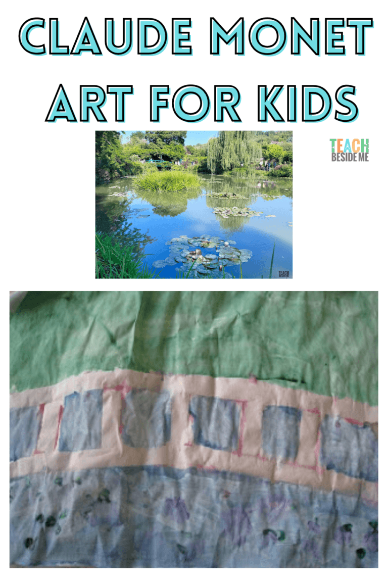 Claude monet art for kids