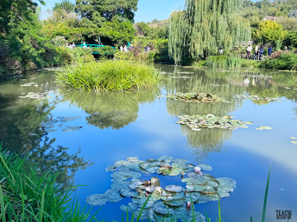 monet japanese footbridge water garden