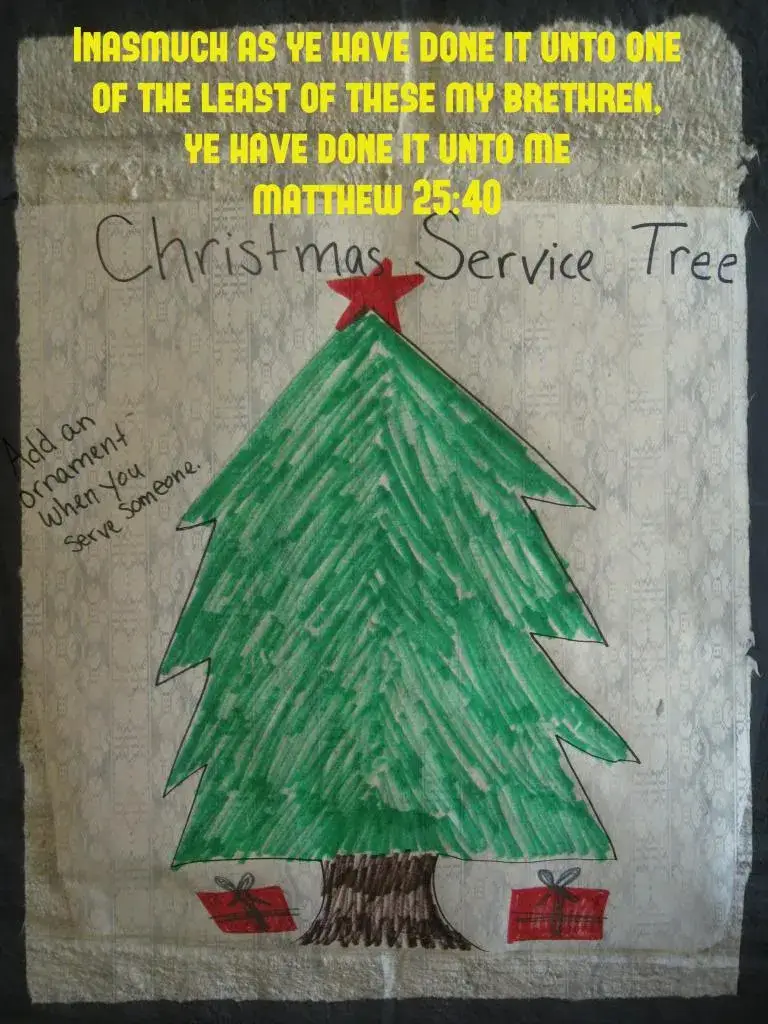 Christmas service tree