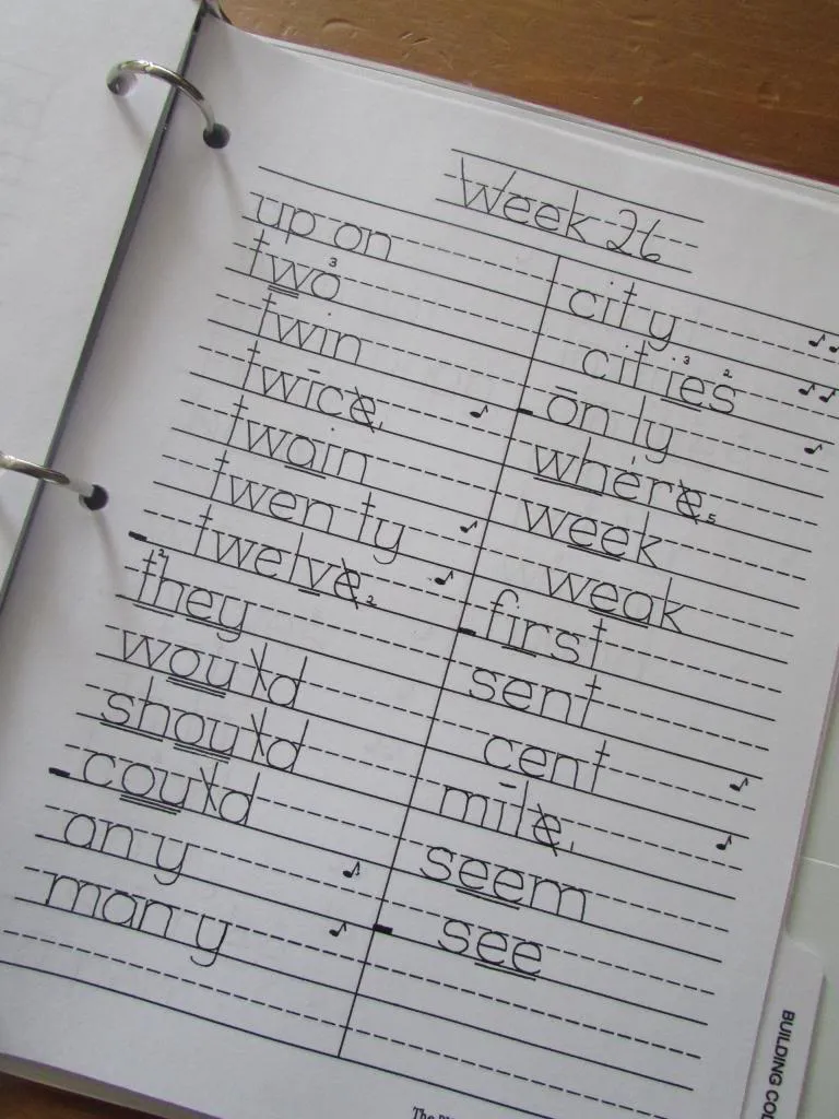 reading spelling curriculum homeschool