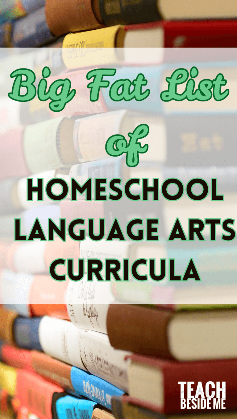 Top Homeschool Language Arts Curriculum - Teach Beside Me