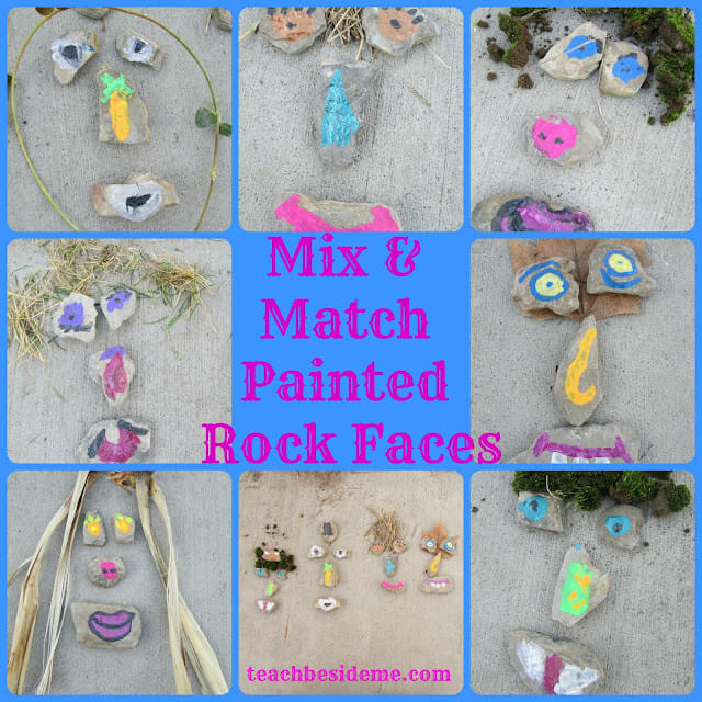 Mix & Match Painted Rock Faces