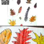 fall stained glass leaf art