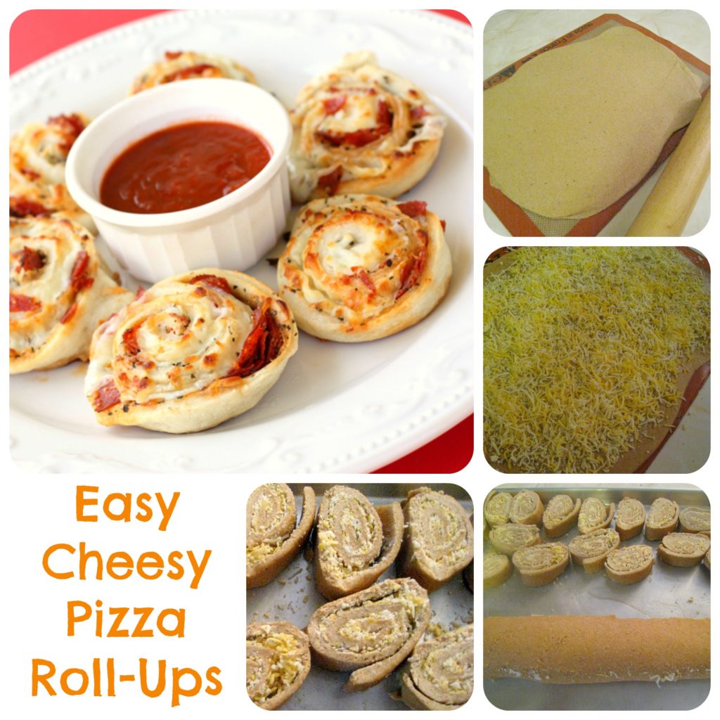 Easy pizza roll-ups