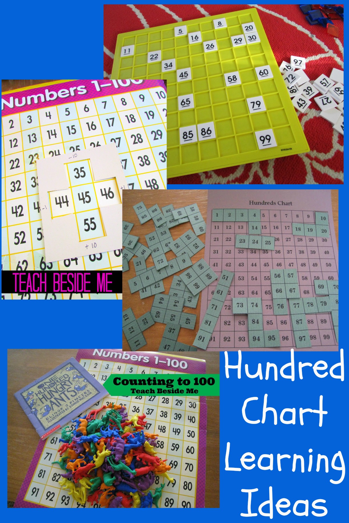 Hundred Chart Learning Ideas from Teach Beside Me
