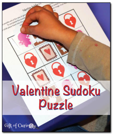 Valentine Sudoku Printable Puzzle