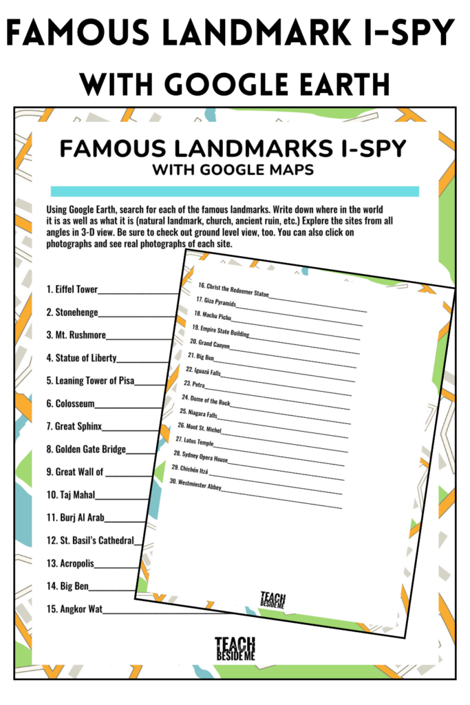 famous landmarks i spy