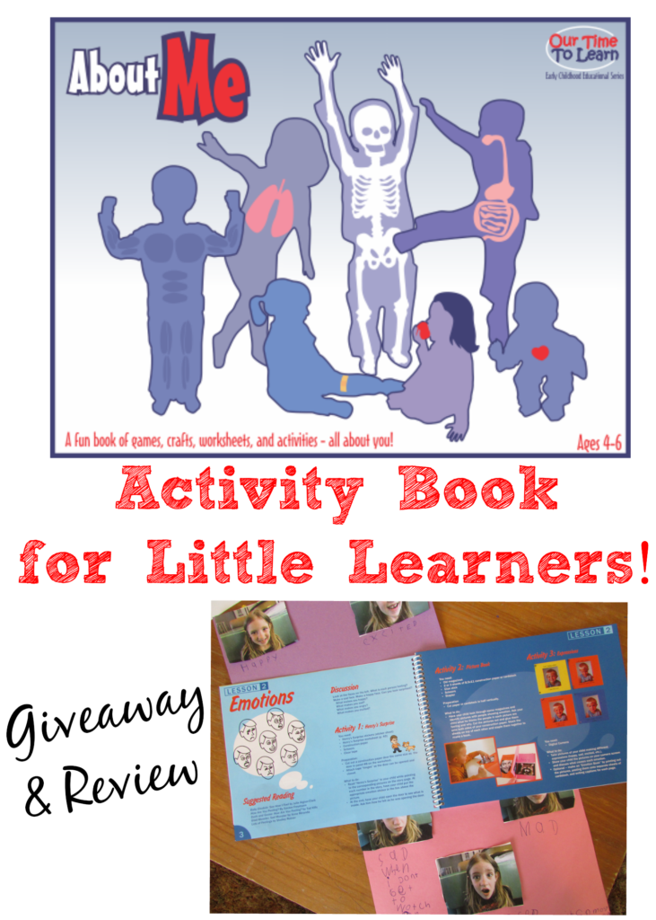 About Me Activity Book Review & Giveaway