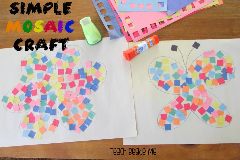 Easy Mosaic Craft For Kids Teach Beside Me Easy Mosaic Craft For Kids Teach Beside Me