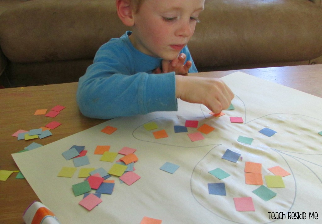 mosaic art project for kids