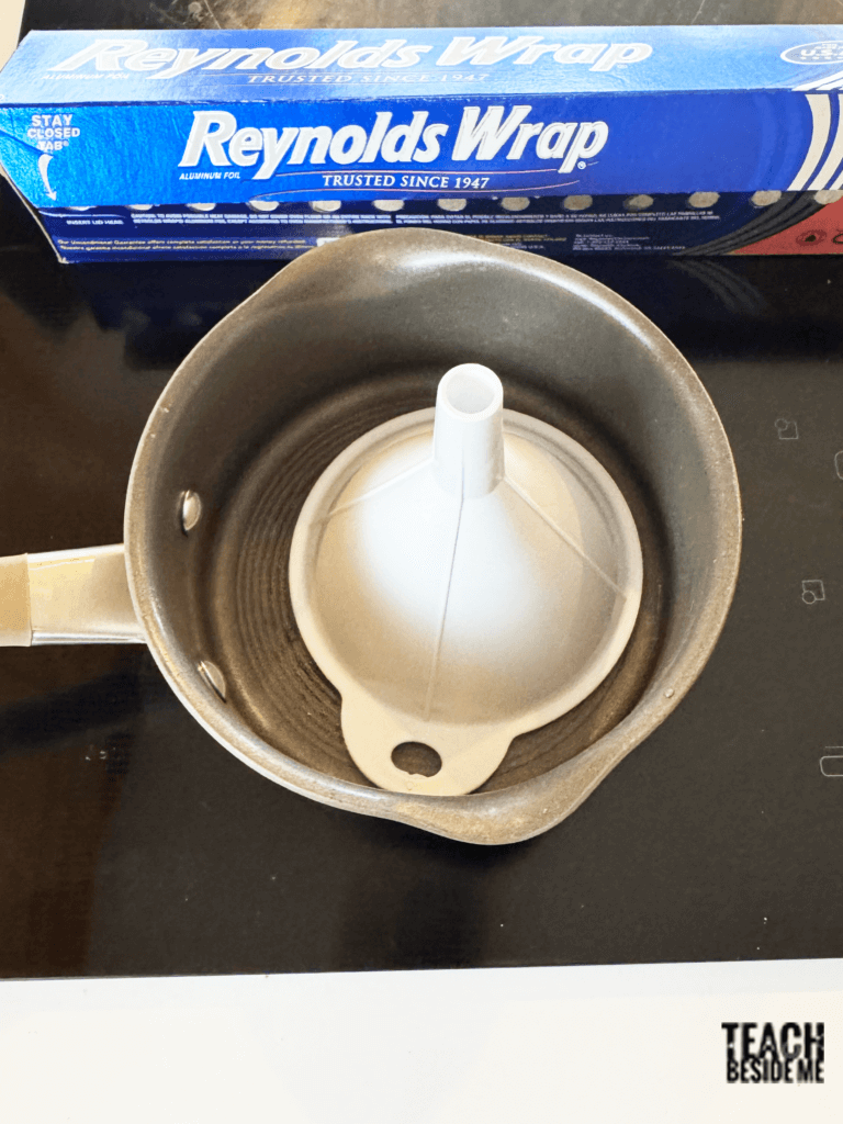 making a geyser in a pot