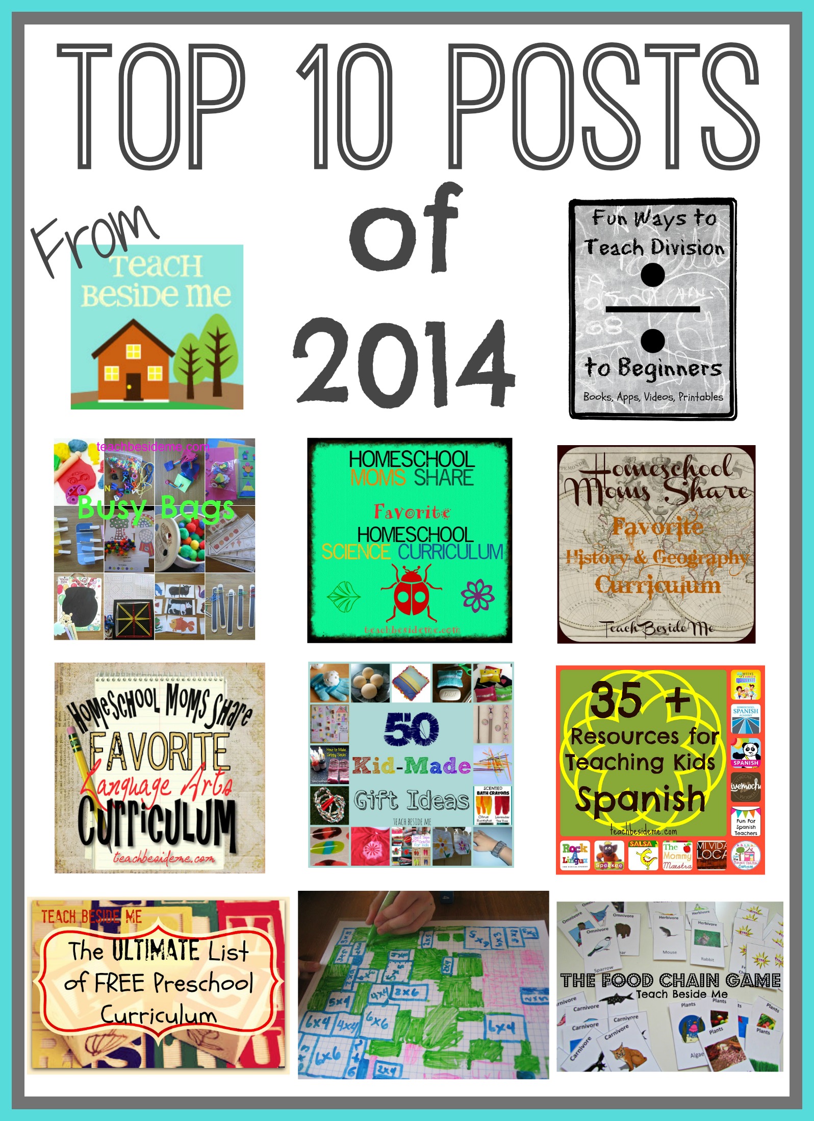 Top 10 Posts of 2014 - Teach Beside Me
