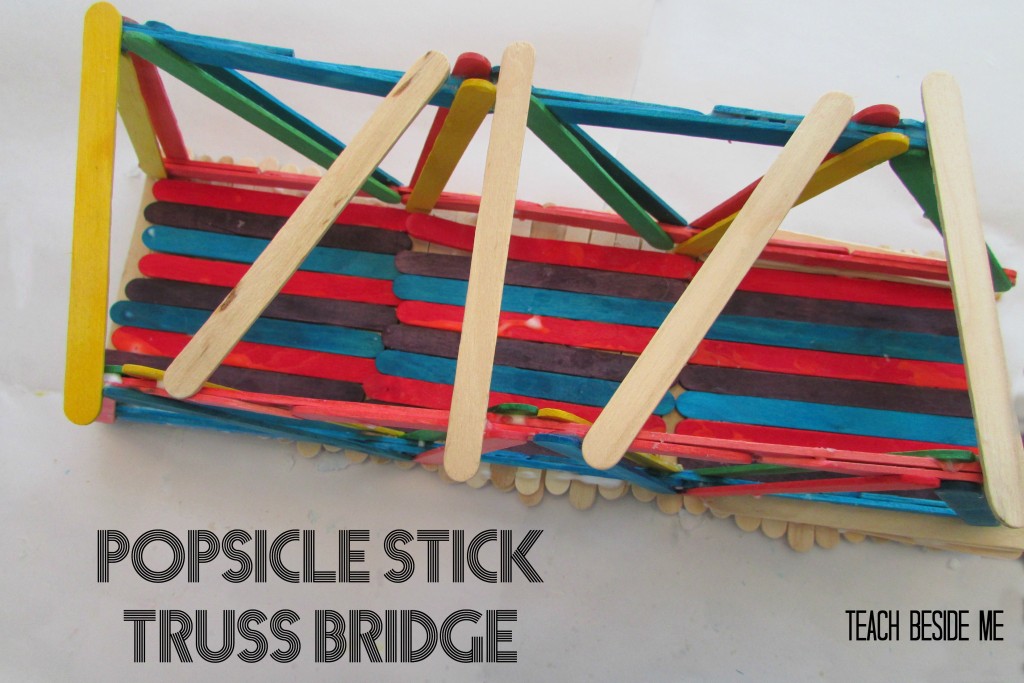 popsicle stick truss bridge