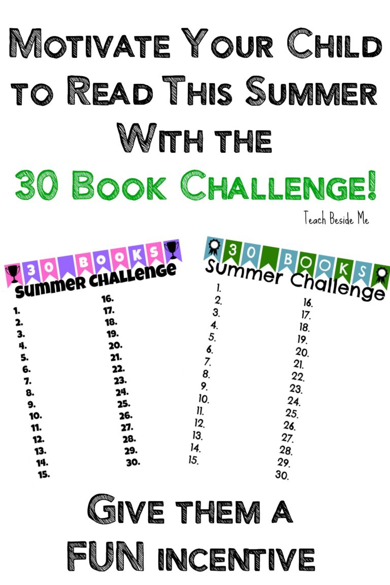Summer Reading Challenge {With Free Printable} Teach Beside Me