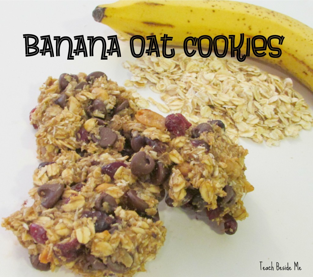 banana oat cookies