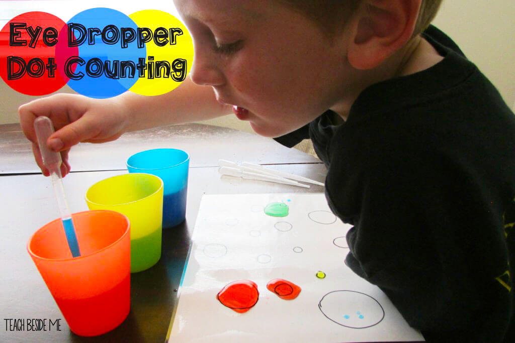 Eye Dropper Dot Preschool Counting