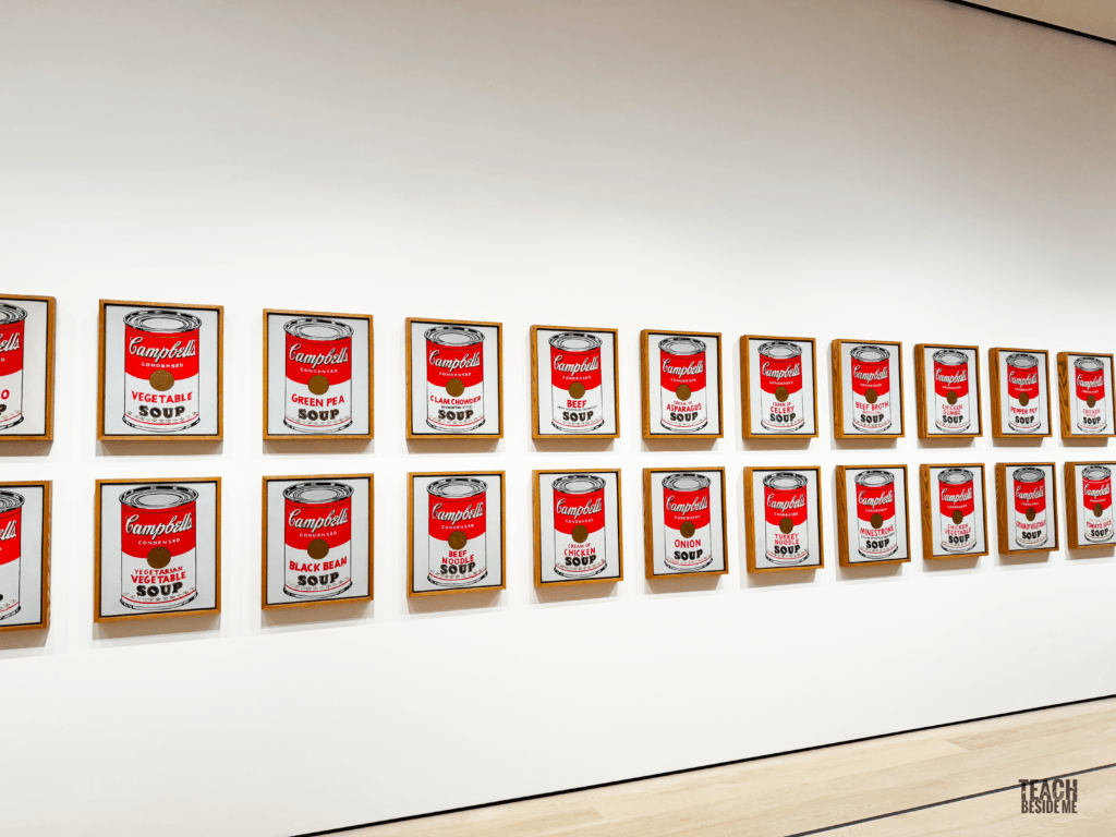 andy warhol soup exhibit
