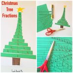 Christmas Tree Fraction Strips