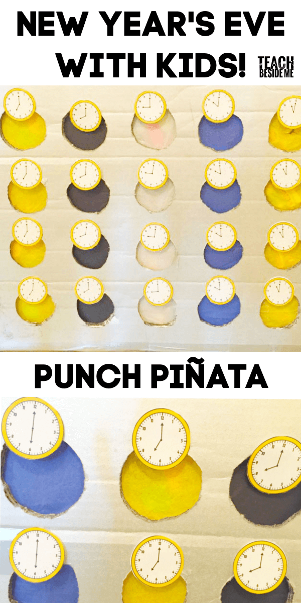 New Year Countdown Punch Pinata