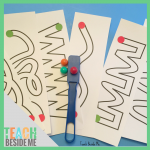 Magnetic Marble Mazes Printable STEM Activity