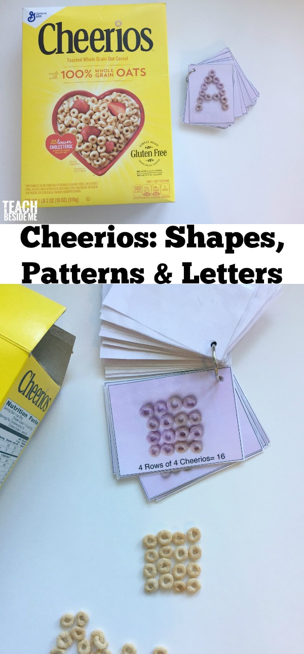 Cheerios Learning: Shapes, Patterns &amp; Letters - Teach Beside Me