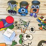 Build & Play Magnetic Shape Monsters – Printable Shape Activity for Kids