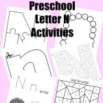 Preschool Letter N Worksheets
