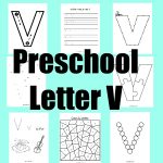 Preschool Letter V Worksheets