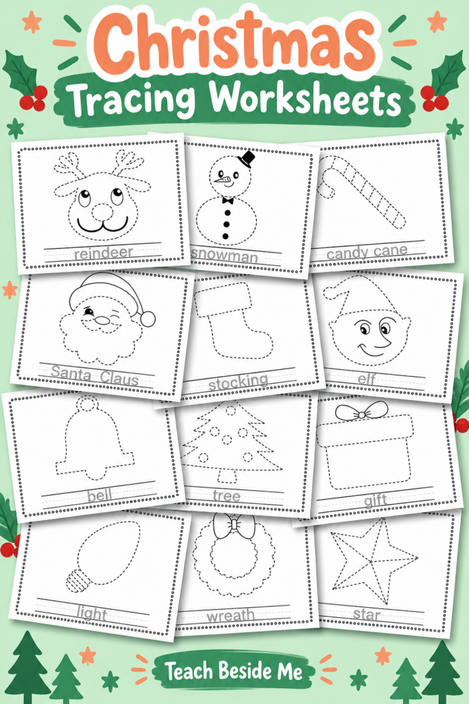 christmas_tracing_worksheets