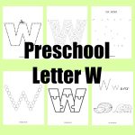 Preschool Letter W Worksheets