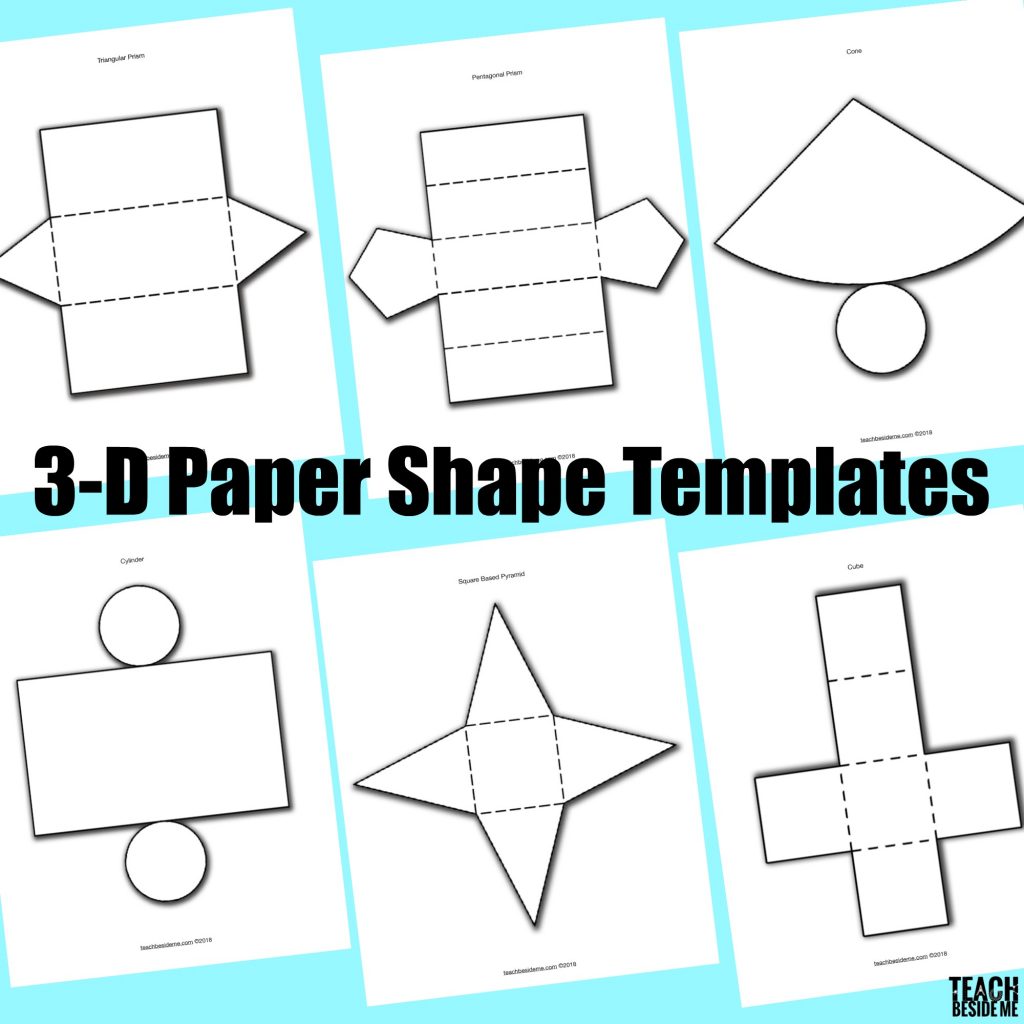 How To Make Paper 3d Shapes Teach Beside Me
