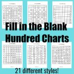 Fill in the Blank Hundred Charts