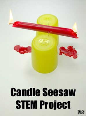 Candle Seesaw Science STEM project