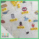 Short A CVC Spelling Word Cards & Puzzles