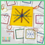 Winter Geoboard Cards