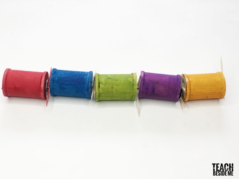 A Spool Razor Spool Racers: Homemade Wind-Up Toy - Teach Beside Me