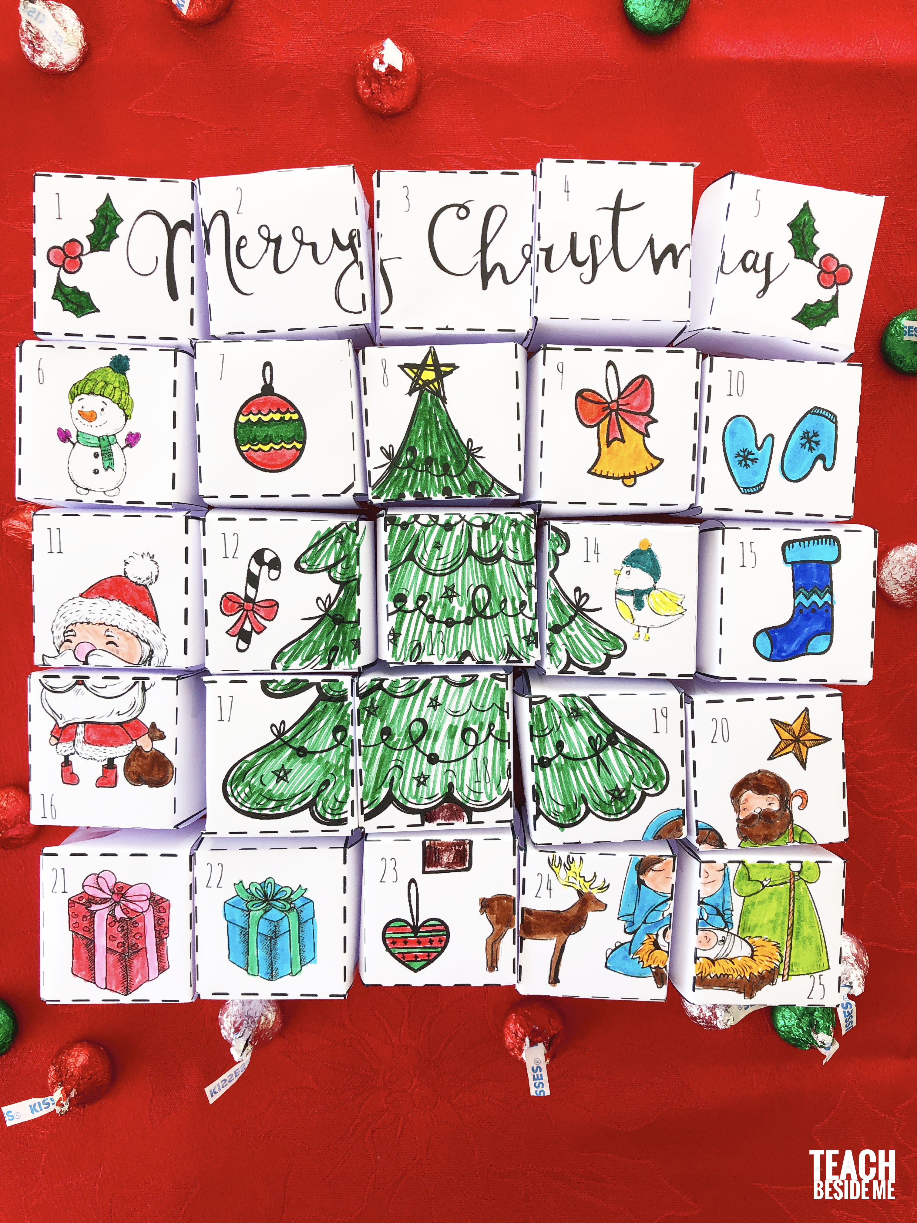 christmas advent calendar puzzle